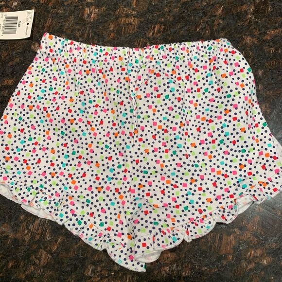 First Impressions white/dots & squares baby girl shorts, brand new, 12m - Picture 4 of 4